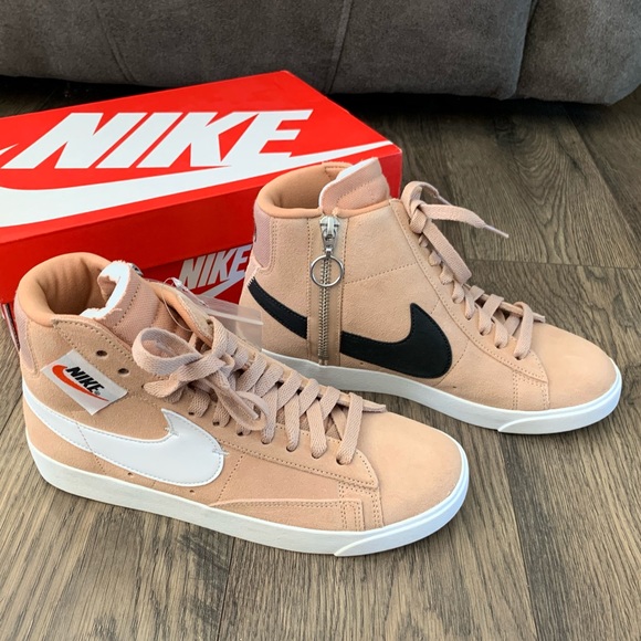 Nike Blazer Mid Rebel Bio Beige Retro Sneaker - Picture 1 of 9